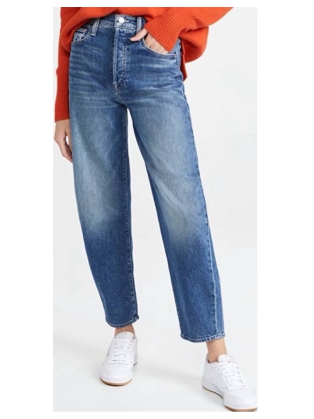 Mother Superior The Curbside Ankle Balloon Leg Jeans Cowboys Don’t Lie | 32 NWT